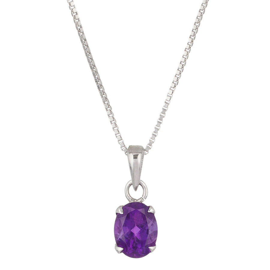 Sterling Silver Amethyst Pendant