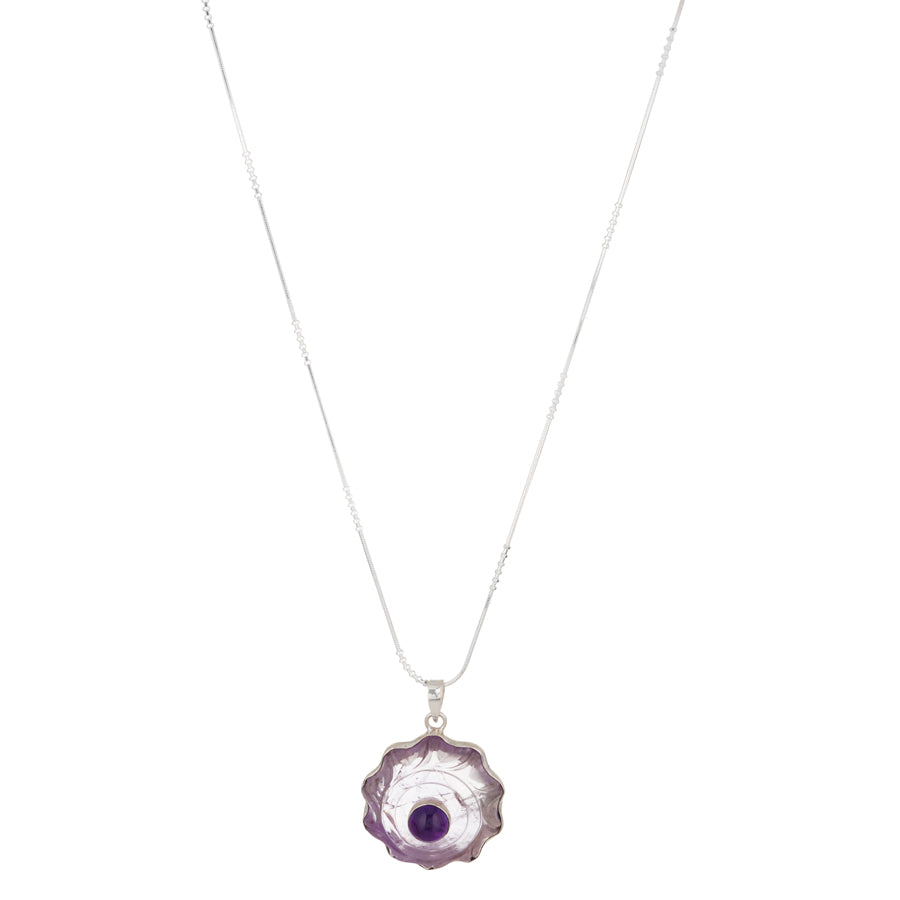 Sterling Silver Amethyst Pendant