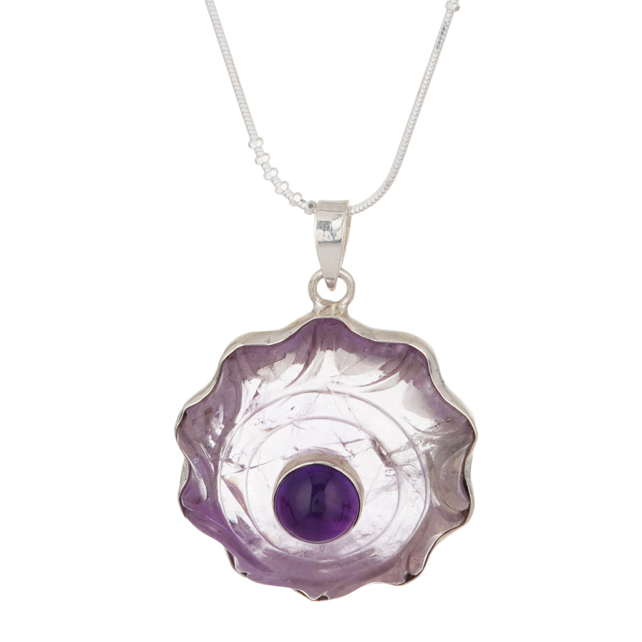 Sterling Silver Amethyst Pendant