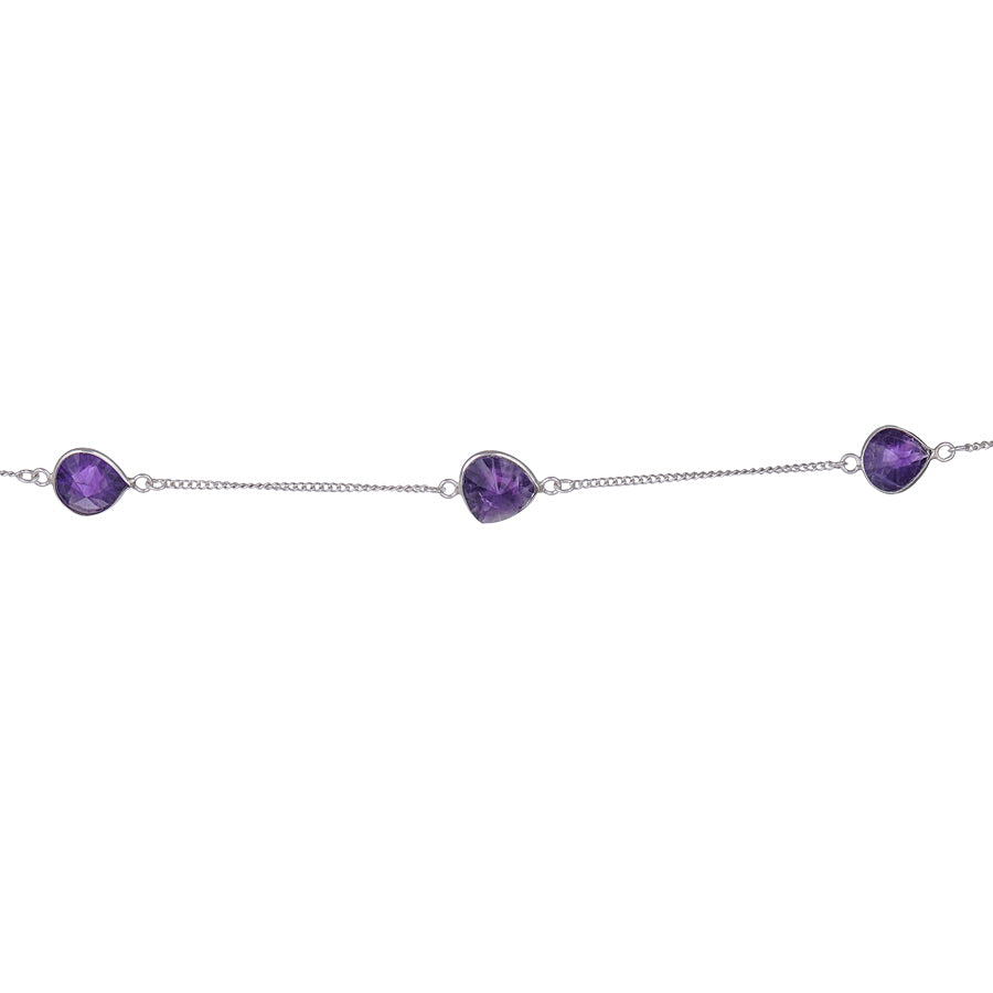 Sterling Silver Amethyst Chain