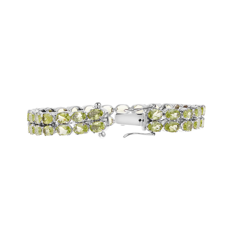 Sterling Silver Peridot Bracelet