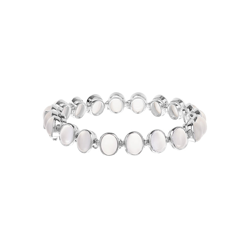 Sterling Silver Moonstone Bracelet