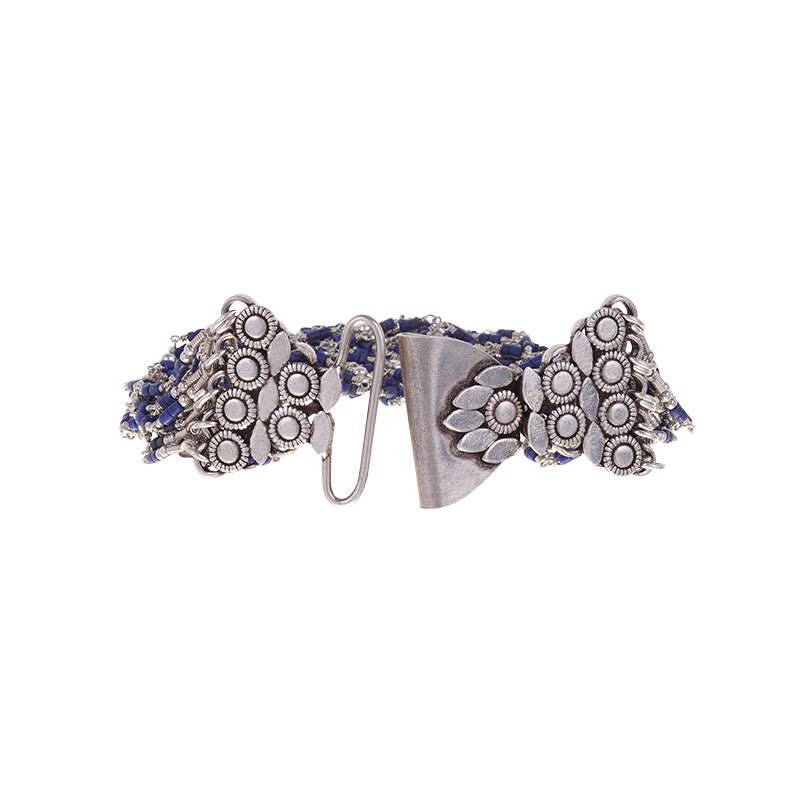 Sterling Silver Lapis Bracelet