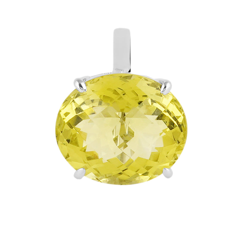 Lemon Topaz Ring in Sterling Silver