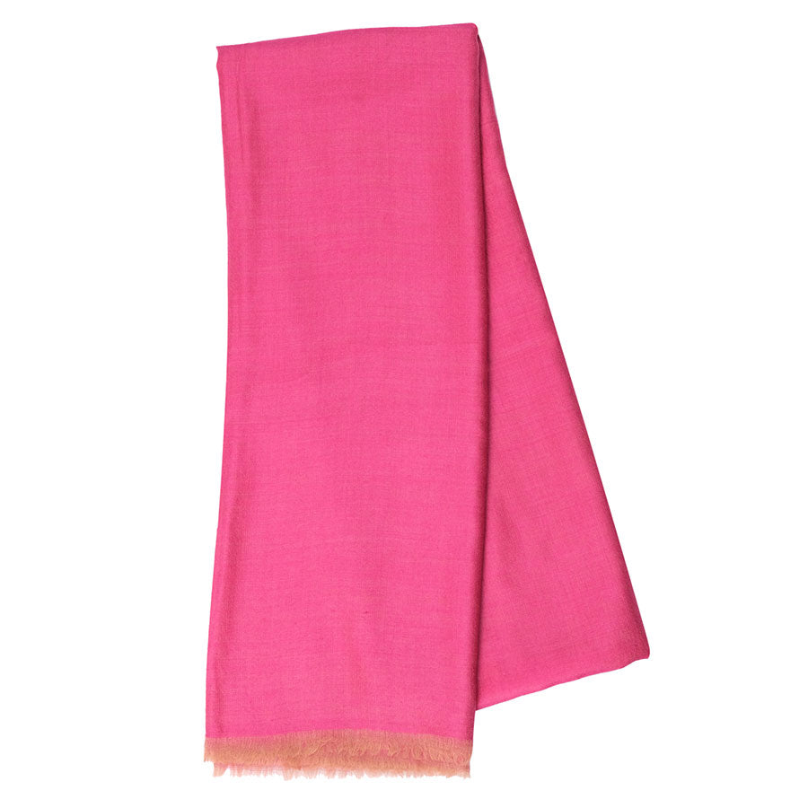 Pink Reversible Cashmere stole