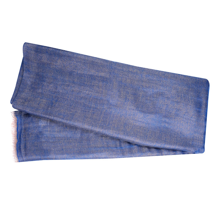 Blue & Stone Reversible Cashmere stole