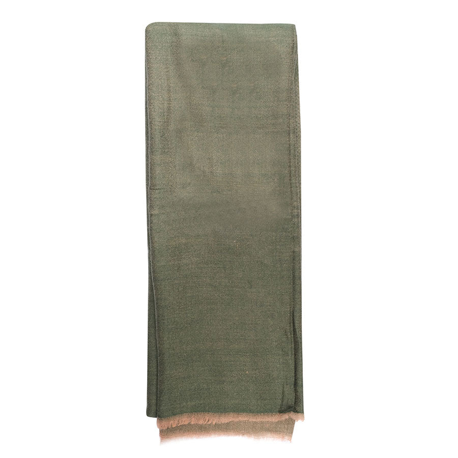 Sage & Sepia Reversible Cashmere stole