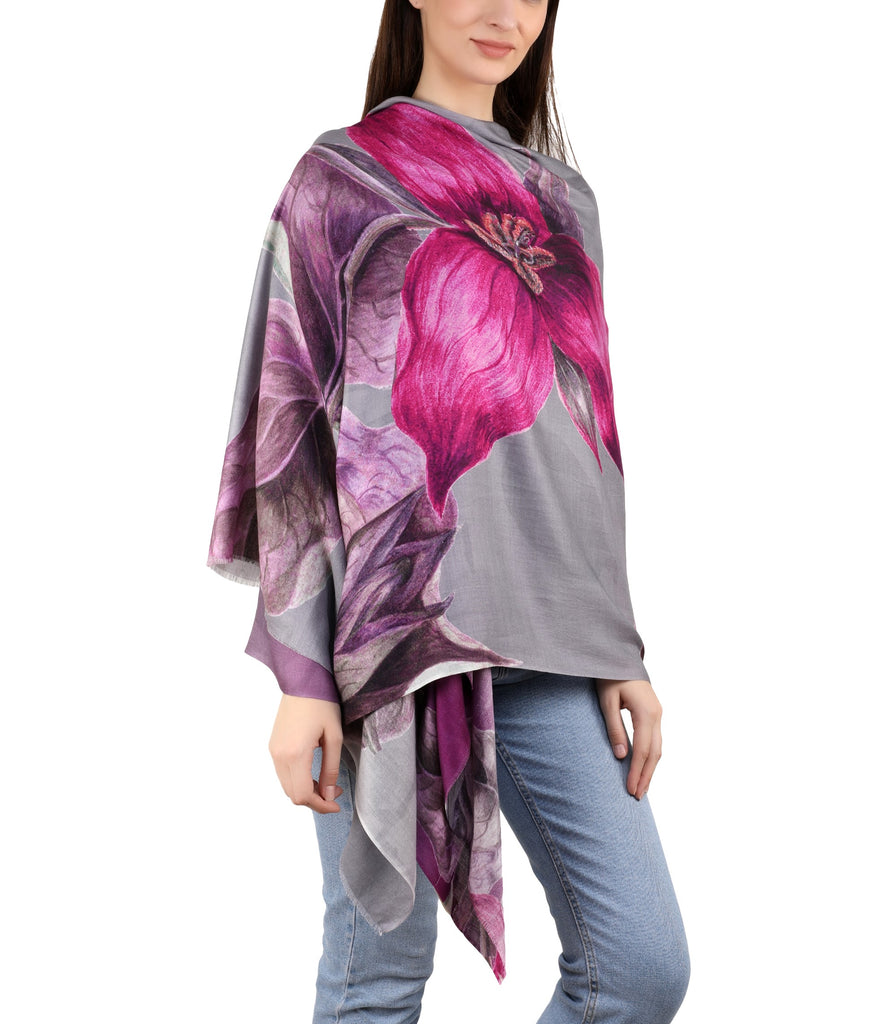 Milk Digital Printed Stole -  Lilly